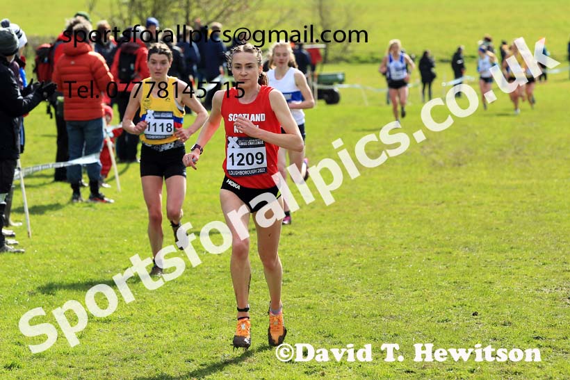 Senior Womens 2022 CAU Inter Counties Cross Country, Prestwold Hall, Loughborough.  Photo: David T. Hewitson/Sports for All Pics